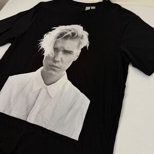 Justin Bieber Purpose Tour Graphic T-Shirt Black World Tour Dates Women's Medium